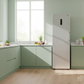 LG Single-Door Freezer Light Green Kitchen
