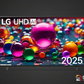 LG UHD TV with DARCOM logo - Dark Background