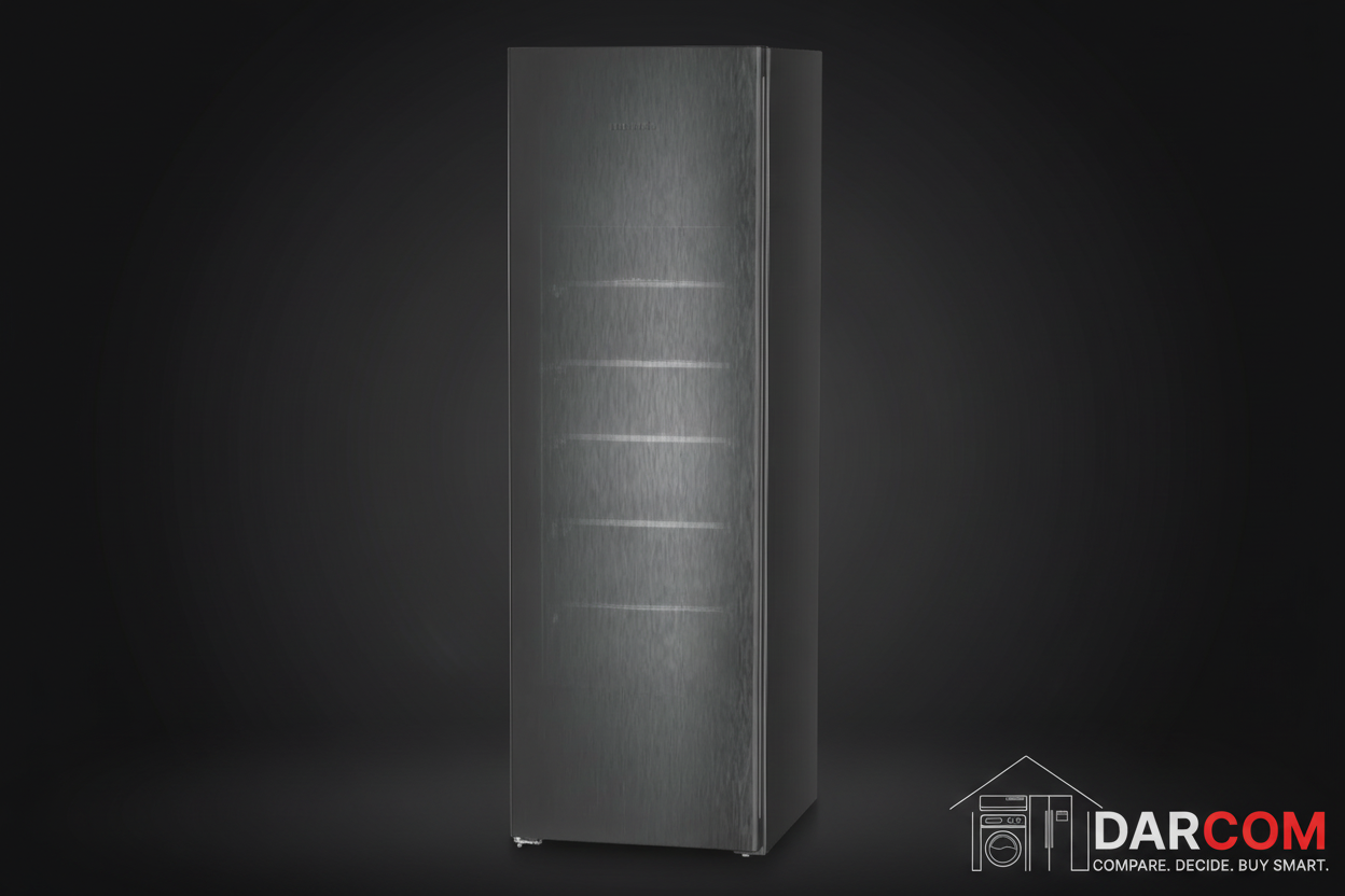 Liebherr BlackSteel Freezer Dark Background