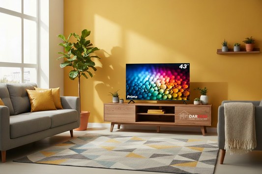 Lifestyle image with DARCOM logo