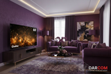 Lifestyle Tyrian purple room with DARCOM watermark