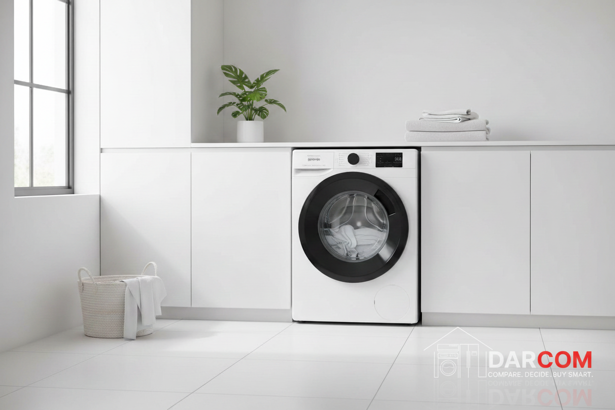 Lifestyle White Setting with DARCOM Logo