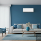 Midea AC Lifestyle Azure Living Room with DARCOM Logo