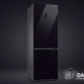 Samsung Bespoke Refrigerator Dark Background with Darcom Logo
