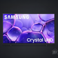 Samsung Crystal UHD TV with DARCOM logo - Dark Background