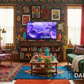Samsung Crystal UHD TV with DARCOM logo - Lifestyle