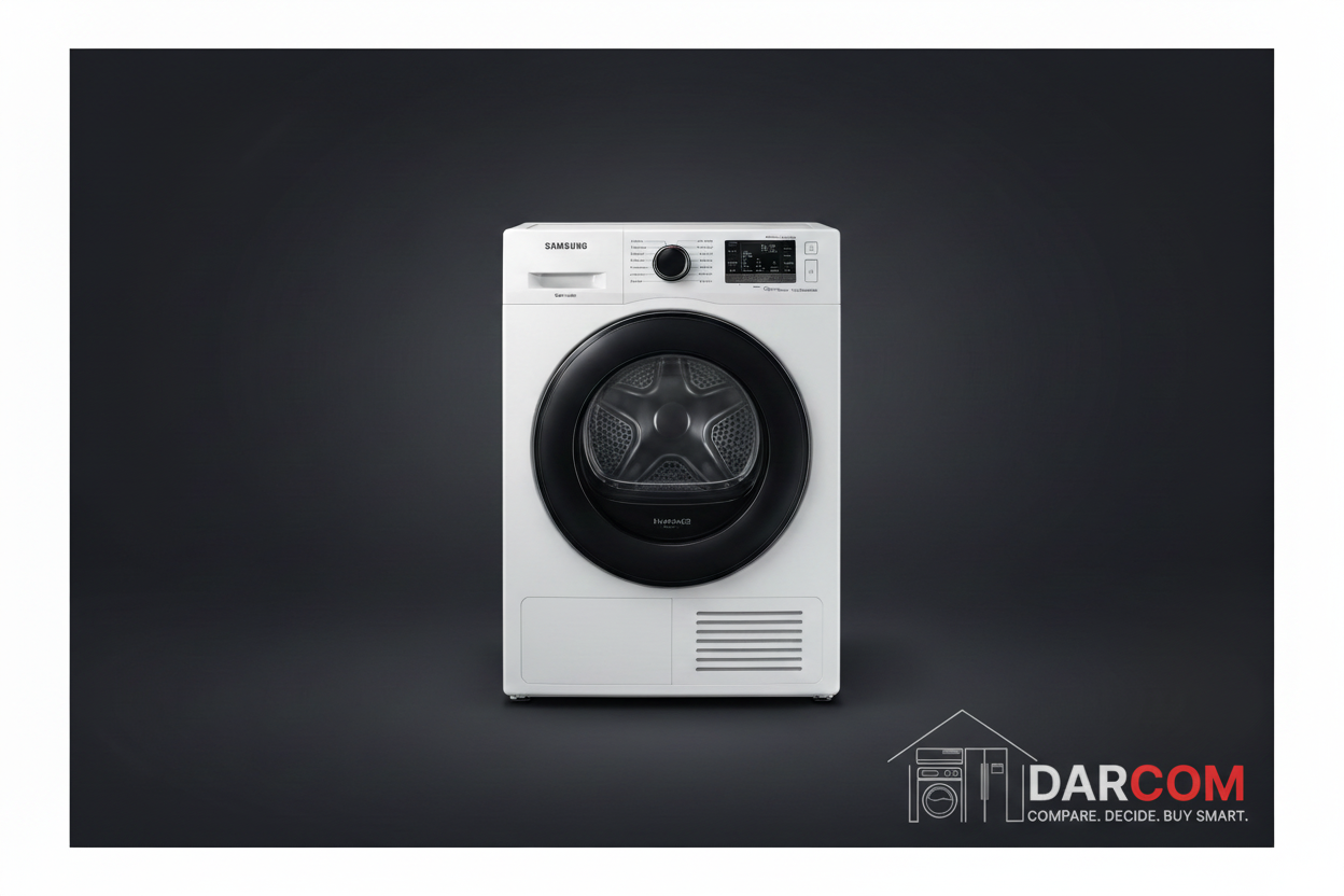 Samsung Dryer Dark with DARCOM Logo
