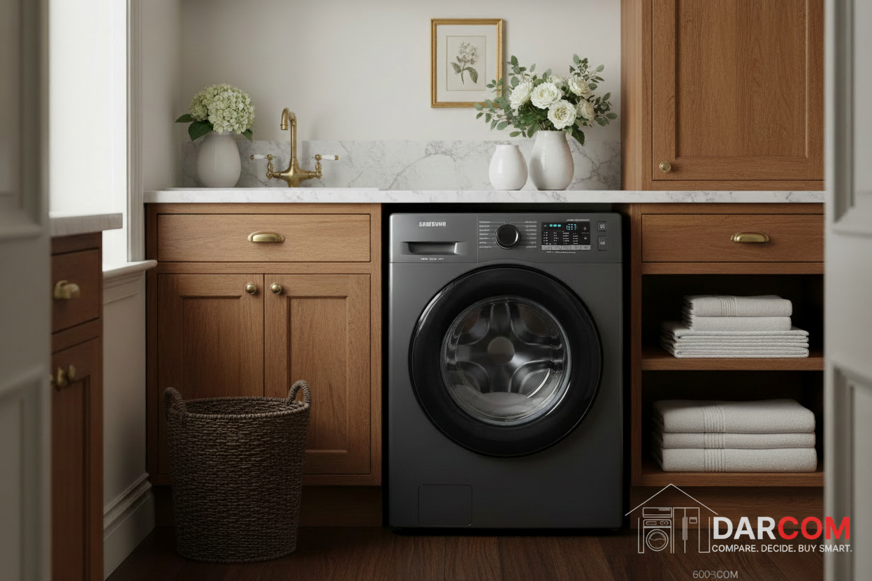 Samsung EcoBubble Lifestyle with DARCOM Logo