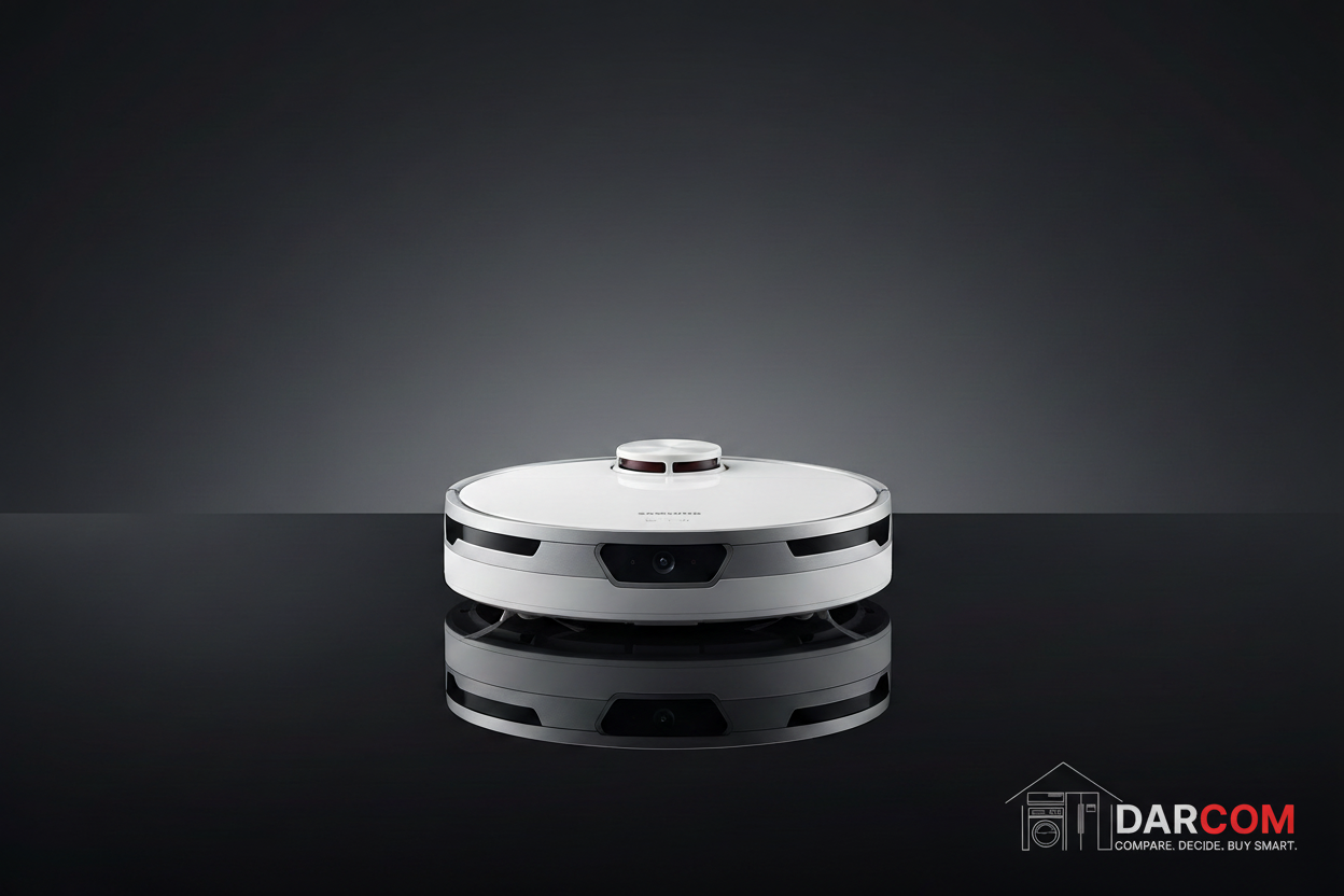 Samsung Jet Bot+ Dark Background with DARCOM logo