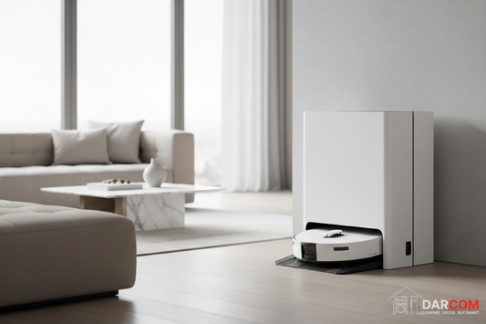 Samsung Jet Bot Living Room with DARCOM logo