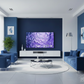 Samsung Neo QLED 8K TV with DARCOM logo - Luxury Living Room