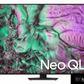 Samsung Neo QLED TV with DARCOM logo - Dark Background