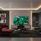 Samsung QD-OLED TV with DARCOM logo - Living Room