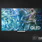 Samsung QLED TV with DARCOM logo - Dark Background