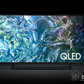 Samsung QLED TV with DARCOM logo - Dark Background