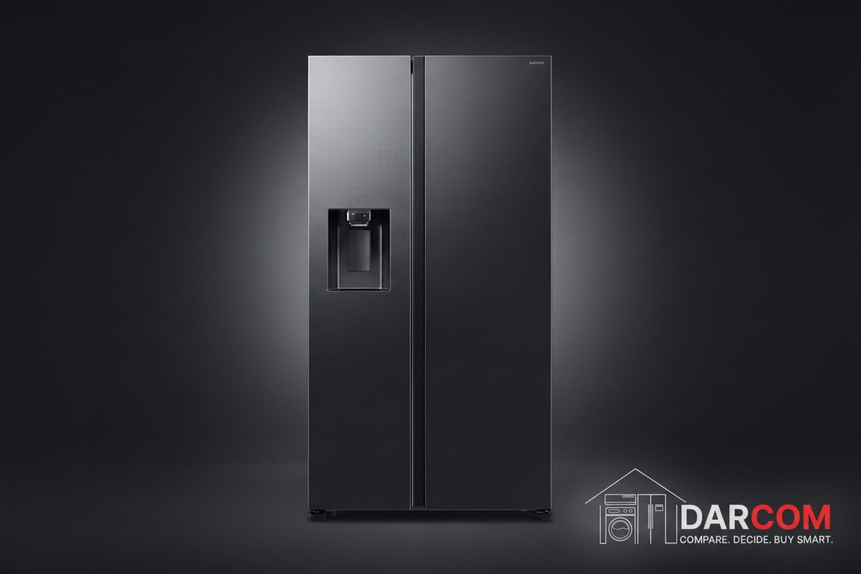 Samsung Side-by-Side Dark Background with Darcom Logo