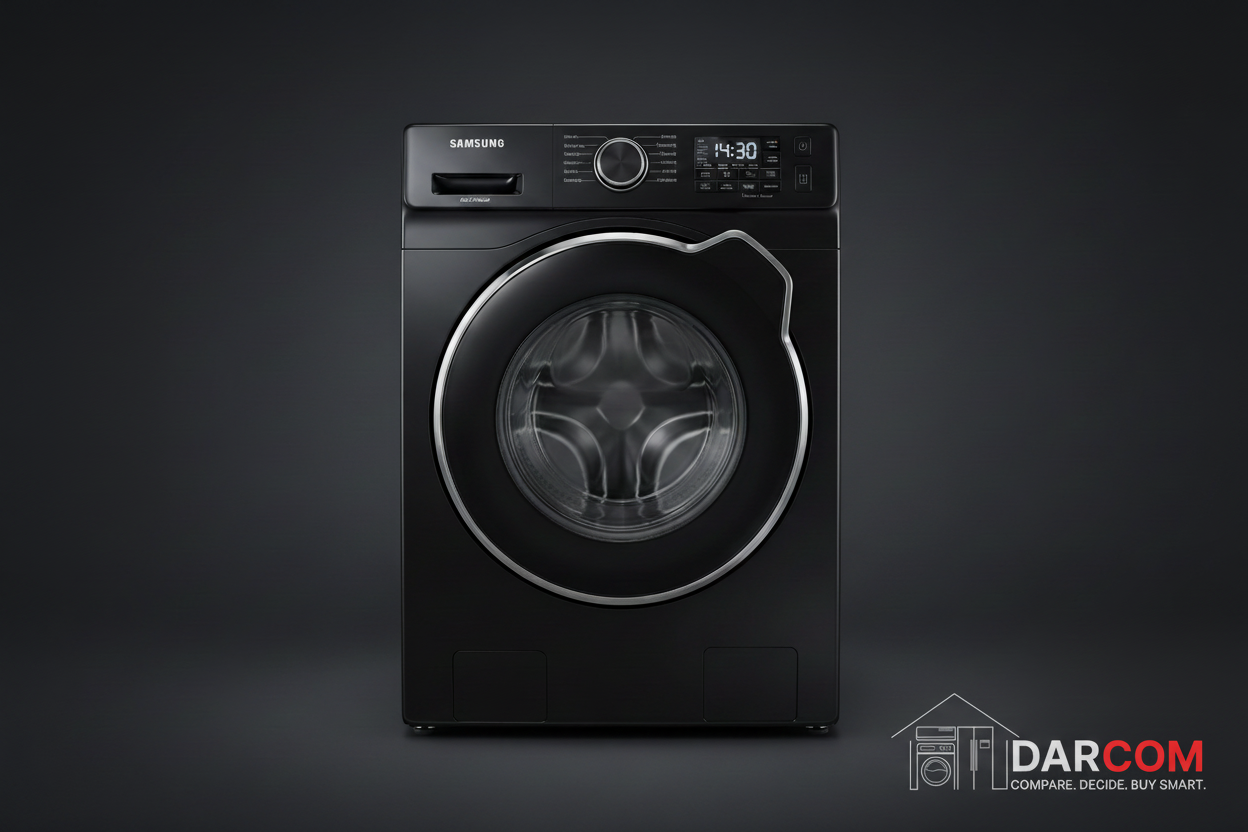 Samsung Washing Machine Dark Theme with DARCOM Logo