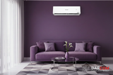 Sharp Air Conditioner Living Room Violet with DARCOM Logo
