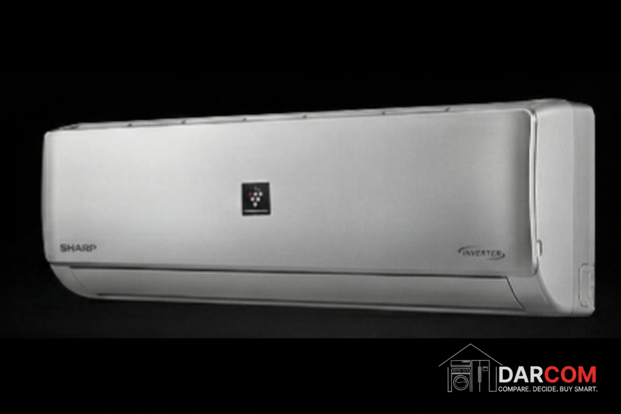 Sharp Air Conditioner Product Shot with DARCOM Logo