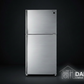 Sharp Refrigerator Dark Luxury with Darcom Logo