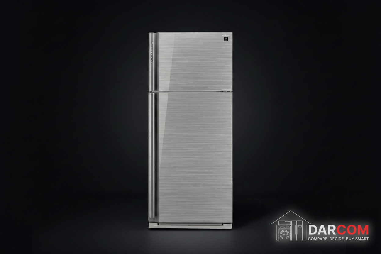 Sharp Refrigerator Dark Luxury with Darcom Logo