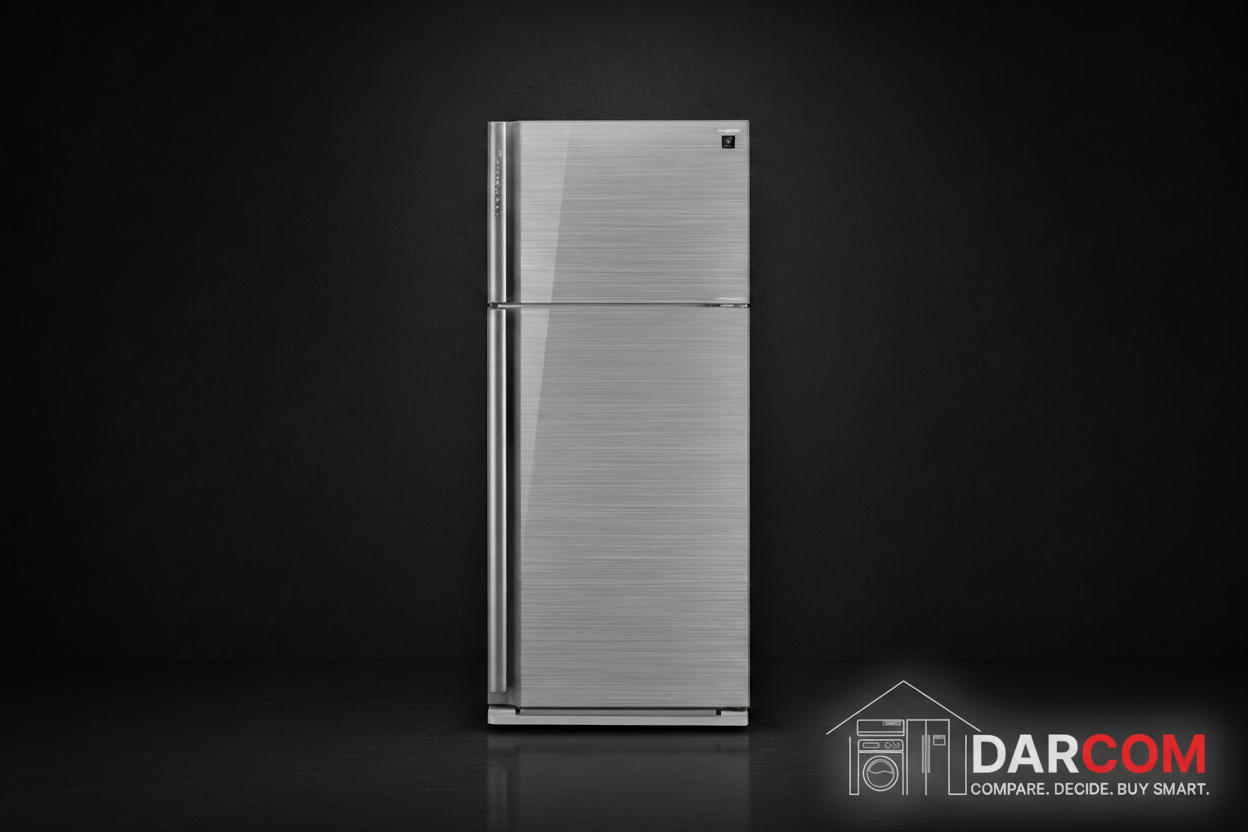 Sharp Refrigerator Dark Luxury with Darcom Logo