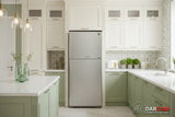 Sharp Refrigerator Green Accents with Darcom Logo
