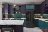Sharp Refrigerator Luxury Alexandrite Kitchen with Darcom Logo