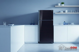 Sharp Refrigerator Nordic Blue Kitchen with Darcom Logo