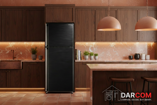 Sharp Refrigerator Terracotta Setting with Darcom Logo
