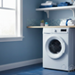 Sharp Washing Machine Lifestyle Blue with DARCOM Logo