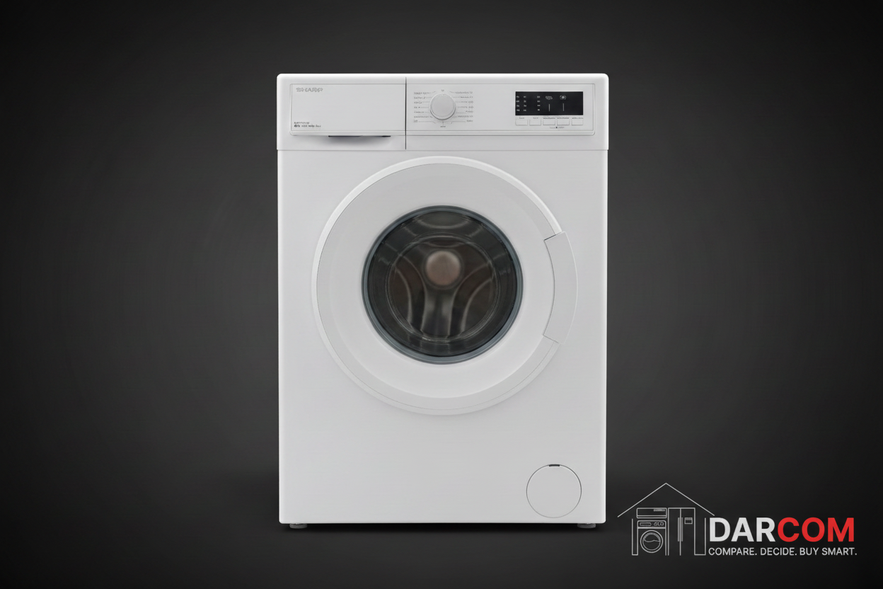 Sharp Washing Machine Product Shot with DARCOM Logo