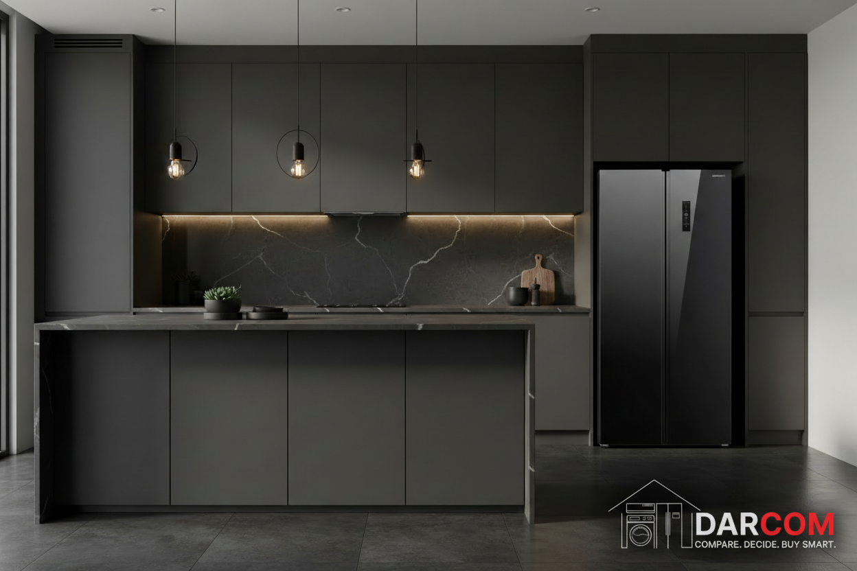 Skyworth Refrigerator Lifestyle with Darcom Logo