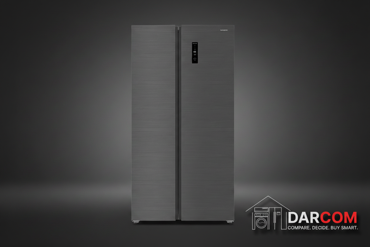 Skyworth Refrigerator Product Shot with Darcom Logo