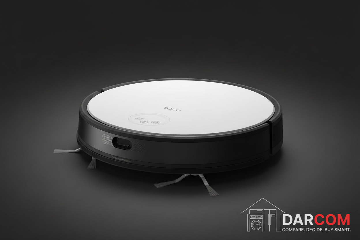 Tapo RV20 Dark Background with DARCOM Logo