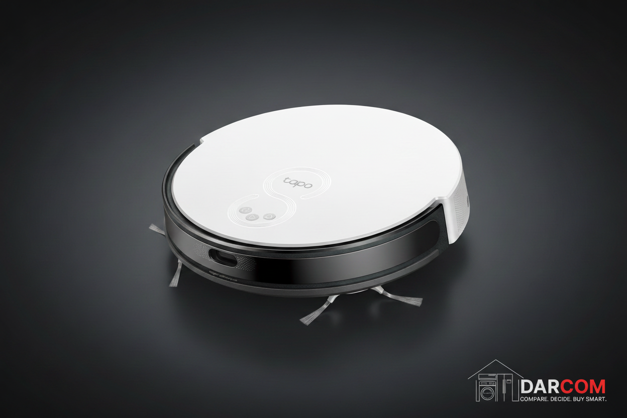 Tapo RV20 Dark Background with DARCOM Logo