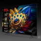 TCL 55" QLED with DARCOM logo - Dark Background