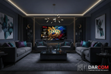 TCL QLED with DARCOM logo - Lifestyle