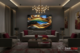 TCL TV with DARCOM logo - Lifestyle