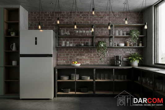Toshiba Refrigerator - Industrial Kitchen with DARCOM Logo