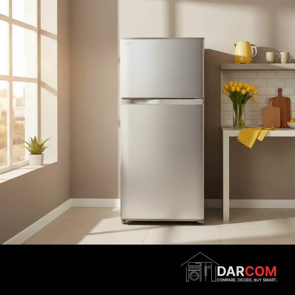 Toshiba Refrigerator Lifestyle with DARCOM Logo