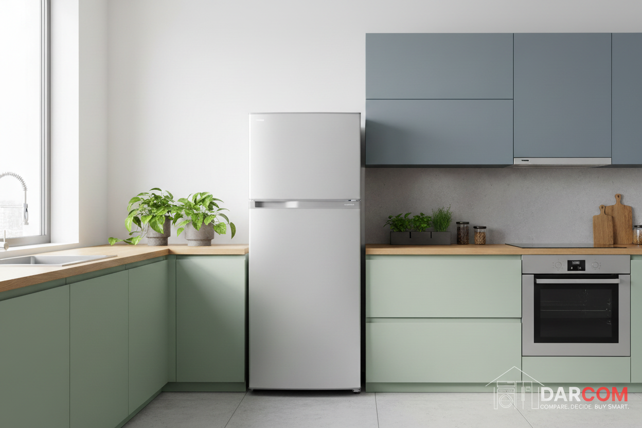 Toshiba Refrigerator - Lifestyle with DARCOM Logo