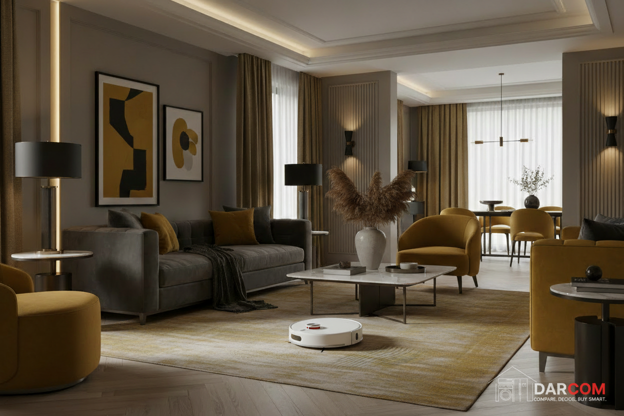 Xiaomi S40 EU Living Room with DARCOM Logo