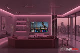Xiaomi TV with DARCOM logo - Living Room